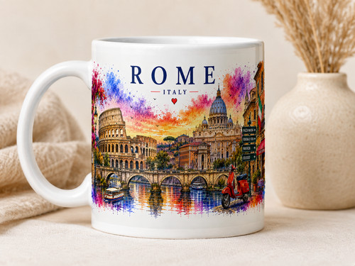 Rom tasse bunte skyline - tasse,