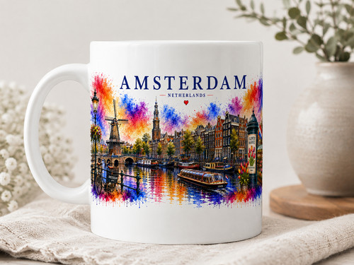 Amsterdam tasse bunt - amsterdam,